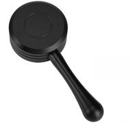 Levier de bouton vapeur de rechange en alliage d'aluminium pour machine à expresso Breville 870/878, levier de commande robuste avec design ergonomique, montage facile sans démontage, noir/argent 11 x