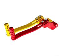 Levier de changement de vitesse de moto fabriqué en alliage d'aluminium usiné CNC et processus de traitement thermique pour une performance fiable et durable (bleu)