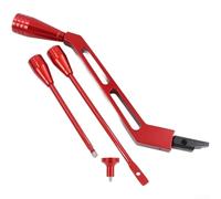 Levier de changement de vitesse monté sur colonne avec clignotant intégré pour 1967-1994 pour Chevrolet et plateformes similaires (rouge)