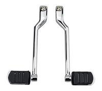 Levier de changement de vitesse talon-orteil levier de vitesse moto Peg for Harley Davidson Fat Boy FLSTF Road King Electra Glide FLHT Freewheeler FLRT Levier de changement de vitesse moto(Silver)