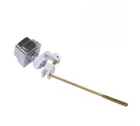 Levier de chasse d'eau pour réservoir de toilettes, montage latéral en laiton, poignée à bouton poussoir vintage rétro en acier inoxydable de rechange pour réservoir de WC