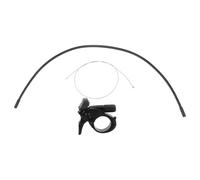 Levier de Commande à Distance Noir, pour Fourche Vtt Alliage D'aluminium | Montage Guidon, Verrouillage par Câble, Contrôle Rapide, pour Fourches Tout-terrain et Port Dédié