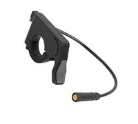 Levier de commande d ' accélérateur pouce pour vélo électrique, pince de guidon de 22 mm, connecteur rond, pièce d ' accélérateur noire pour la configuration des déplacements et les mises à niveau