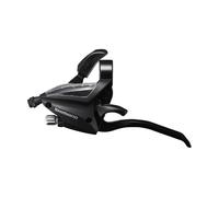 Levier de commande de dérailleur et frein (pour cintre plat) 3V Shimano ST-EF500-L4A Ez Fire Plus Noir 1800 mm