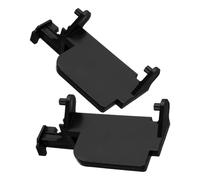 Levier de Commande de Porte pour Micro-ondes 2 Pièces Noir Plastique | Pièces de Rechange pour Appareils Cuisine, Actionneur de Came de Porte, Usage en Réparation et Entretien