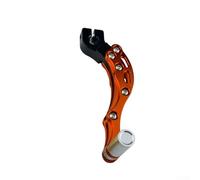 Levier de Démarrage CNC pour Moto en Alliage d'Aluminium - Or Argent - Pièce de Rechange pour Kick Starter(orange)