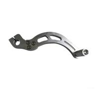 Levier de Démarrage CNC pour Moto en Alliage d'Aluminium - Or Argent - Pièce de Rechange pour Kick Starter(silver)