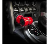Levier de Démarrage de Voiture à Un Bouton pour Fiat 600 (364, 365) 2023-, Joystick de démarrage en métal Joystick Démarreur Voiture Design de Levier à Bascule,Red