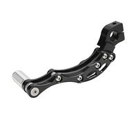Levier de démarrage, démarreur universel en alliage d’aluminium pour moto et scooter, pédale de démarrage de remplacement à haute résistance avec tige de montage pour une (Noire)