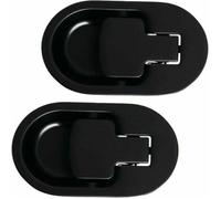 Levier de Fauteuil et Canapé Inclinable Relax, Manche en Métal D'aluminium Solide Noir sans Cable (2 Pièces)