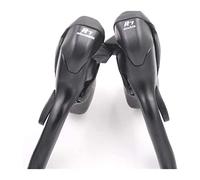 Levier de Frein de vélo Changer de Vitesse vélo vélo 7 8 9 Speed Shift Shifter Doubles vélos leviers de Commande Levier for Route Guidon Compatible 22.2-23.8mm poignées de vélo de Changement