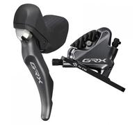 Levier de frein/dérailleur gauche en aluminium hydraulique double contrôle Shimano Grx Noir