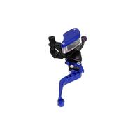 Levier De Frein Et D'embrayage 7/8 "CNC Moto Double Frein Hydraulique Embrayage Maître-cylindre Réservoir Levier Adapté 50cc-300cc Sport Vélo Rue(Blue right)