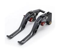 Levier de frein et d'embrayage à 2 doigts en aluminium pour Yamaha YZF-R7 YZF R7 MT-10 MT10 2021-2023 Accessoires de poignée d'embrayage (gris)