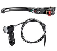 Levier de frein LighTech pliable réglable à gauche (type J)