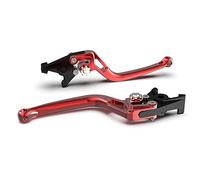 Levier de frein LSL BOW R21 rouge argent compatible Kawasaki ZX-6R