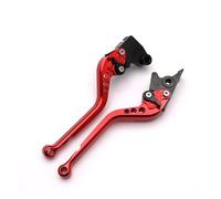Levier de frein moto, Compatible Avec Kawasaki Z1000 Z 1000 2003 2004 2005 2006 Accessoires De Moto Guidonbar Cnc Leviers De Frein D'embrayage (Color : Long Red)