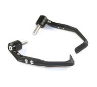 Levier de Frein Moto,Levier Embrayage Poignée De Frein Moto, Protège-mains Réglable En Alliage D'aluminium Utilisation Adaptée Pour, Pièces Modifiées(BLACK (One Pair))