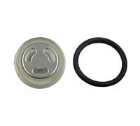 Levier de Frein Moto Lot de 2 voyants de réservoir de maître-cylindre de frein de 18 mm pour moto, joint anti-poussière, pompe de frein d'embrayage, miroir d'huile Moto De Levier Paire d'embrayage