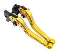 Levier de Frein Moto Moto De Levier Paire d'embray Leviers de frein et d'embrayage pliables et réglables pour moto BDJ Ninja Z1000 CNC, adaptés à Kawasaki Z1000 2007-2016(GD GD GD-BK)