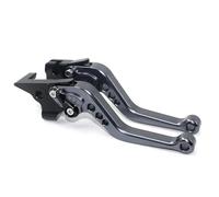 Levier de Frein Moto Moto De Levier Paire d'embray Leviers de frein et d'embrayage réglables Bull Horn pour Yamaha YZF R1 R6 YZF R1 YZF R6 YZF-R6 1999-2004 YZF R6s(GRAY)