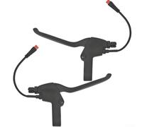 Levier de frein pour scooter électrique et VTT avec corps en alliage d'aluminium Poweroff 2 broches 2Y Interface compatible avec différents modèles de vélos électriques (étanche à 2 broches)