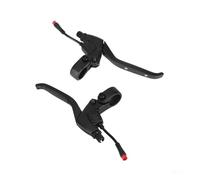 Levier de Frein Trottinette Électrique Paire Gauche & Droite, Poignée de Frein de Rechange Compatible avec G2 Pro, G2 Max, Alliage d'aluminium Guidon Leviers Accessoires, 1 Paire Noir