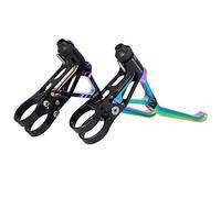 Levier de frein V ultraléger CNC, levier de frein de vélo pour vélo de route pliant, accessoire de cyclisme léger en alliage d’aluminium avec pivot à roulement fluide, disponible (couleur galvanisée)