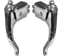 Levier de frein vélo aluminium 22mm perforé tirage haut ville route vintage argent G