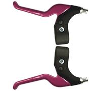 cyclingcolors Levier DE Frein Velo Rose Aluminium Ø22MM VTT MTB VTC Ville Cycle (Paire)