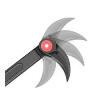 Levier de pneu de voiture de 35,6 cm avec angle réglable de 180 °, extracteur de clous en acier au chrome vanadium et tendeur de corde pour réparation et retrait de pneus de voiture