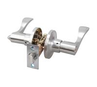 Levier de porte à clé avec fonction d'entrée réversible, facile à installer, leviers de porte simples à utiliser pour les portes latérales gauche ou droite, sécurité de chambre à coucher