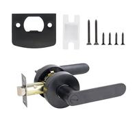 Levier de porte haute performance - Verrou de porte d'entrée noir - Serrure de protection des données - Chambre à coucher sans clé - Qualité DO0R - Matériel domestique - Pour un Si