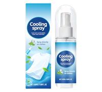 Levier de pulvérisation de refroidissement - Spray textile de pulvérisation du corps de refroidissement, 50 ml d'avantages liquides rafraîchissants | Sentiment permanent de froid pour hommes femmes at