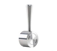 Levier de rechange pour machine à café à vapeur, argent brossé, levier de rechange en acier inoxydable, pour machines à café Breville