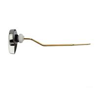 Levier de réservoir de toilette pour robinets de chasse standard Finition chromée Pièce de rechange pour TOTO et réservoirs de toilettes