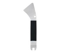 Levier de retrait du clip du panneau de porte en acier, Black | Outil de dépose de garniture automobile, tête conique incurvée pour les tâches de Service intérieur