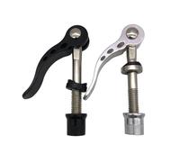 Levier de serrage de tige de selle M8 dégagement rapide for levier de serrage de vélo, boulon à vis réglable, pièces d'outils 40/50/55/60/65/75/85/120mm(M8x50mm silver)