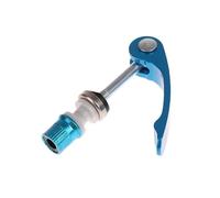 Levier de serrage de tige de selle Pince de tige de selle de vélo à dégagement rapide, boulon de brochette, outils de réparation de siège de vélo(Blue)