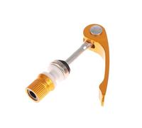 Levier de serrage de tige de selle Pince de tige de selle de vélo à dégagement rapide, boulon de brochette, outils de réparation de siège de vélo(Orange)