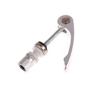 Levier de serrage de tige de selle Pince de tige de selle de vélo à dégagement rapide, boulon de brochette, outils de réparation de siège de vélo(White)