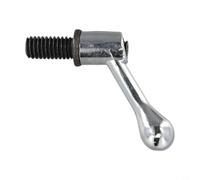 Levier de serrage réglable en alliage de zinc M1/2 pour fraiseuse pour pont, accessoire de machine à tourelle pour guide de table et blocage de broche, argent (Silver M1/2)