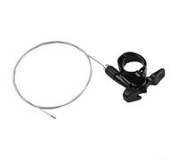 Levier de verrouillage à distance de fourche de vélo en alliage d'aluminium pour Rockshox pour UDING - Convient aux guidons de 22 à 2 mm de diamètre - Verrouillage à vis réglable avec clé de 2 x 5 mm