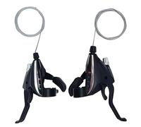 Levier de vitesse de cyclisme, 3 x 9 vitesses pièces de rechange, 1 paire de leviers de vitesse de vélo - Route pliable Trail équitation, fitness, entraînement, tourisme, trajets urbains, activités en