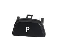 Levier de vitesse LHD, bouton de stationnement automatique, bouton lettre P | Compatible avec BMW Série 1, 2, 3, 4, 5, 7, X3, X4, X5, X6, E60, F20, F21, F30, F34, F36, F10, F11, F25(Black,B)
