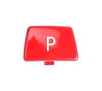 Levier de vitesse LHD, bouton de stationnement automatique, bouton lettre P | Compatible avec BMW Série 1, 2, 3, 4, 5, 7, X3, X4, X5, X6, E60, F20, F21, F30, F34, F36, F10, F11, F25(Red,A)