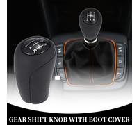 Levier De Vitesse Manuel à 5 Vitesses - Pommeau De Levier De Bo?te De Vitesses De Voiture - Pour Mazda Mx-5 Miata 2006-2012 En Plastique Imitation Cuir - Noir - 1 Pièce