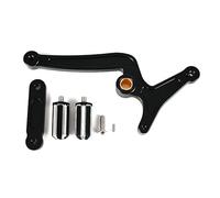 Levier de Vitesse Pliant à Levier de Pédale Kit de commandes au pied for moto, levier de changement de vitesse talon/orteil, pédale de changement de vitesse arrière / adapté for Indian Scout Bobber Si