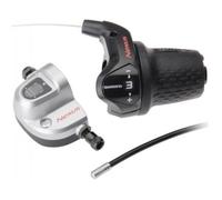 Levier de vitesse Shimano Revo Nexus SL-3S42 noir en caoutchouc pour moyeu - Mixte - Adulte