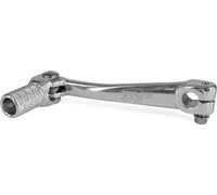 Levier de vitesse TNT levier de sélection rabattable en aluminium pour Keeway TX, CPI SMX Supercross Generic Trigger X-Enduro Supermoto SM 50 ccm, couleur:argent